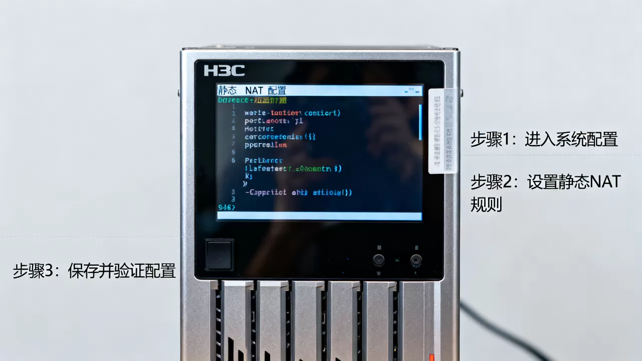 H3C服务器静态NAT怎么配置?H3C静态NAT配置详细步骤 H3C服务器静态NAT怎么配置?H3C静态NAT配置详细步骤