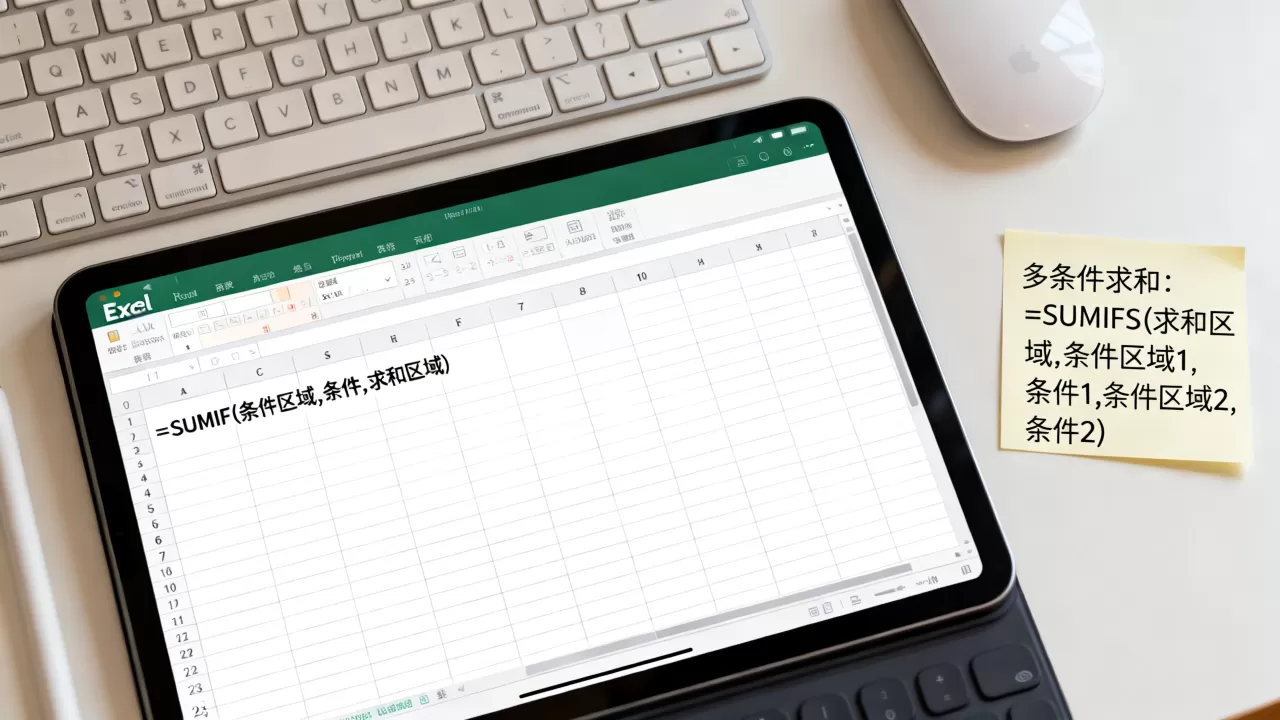 Excel sumif函数怎么使用？sumif函数多条件求和公式
