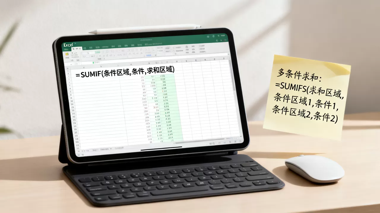 Excel sumif函数怎么使用？sumif函数多条件求和公式