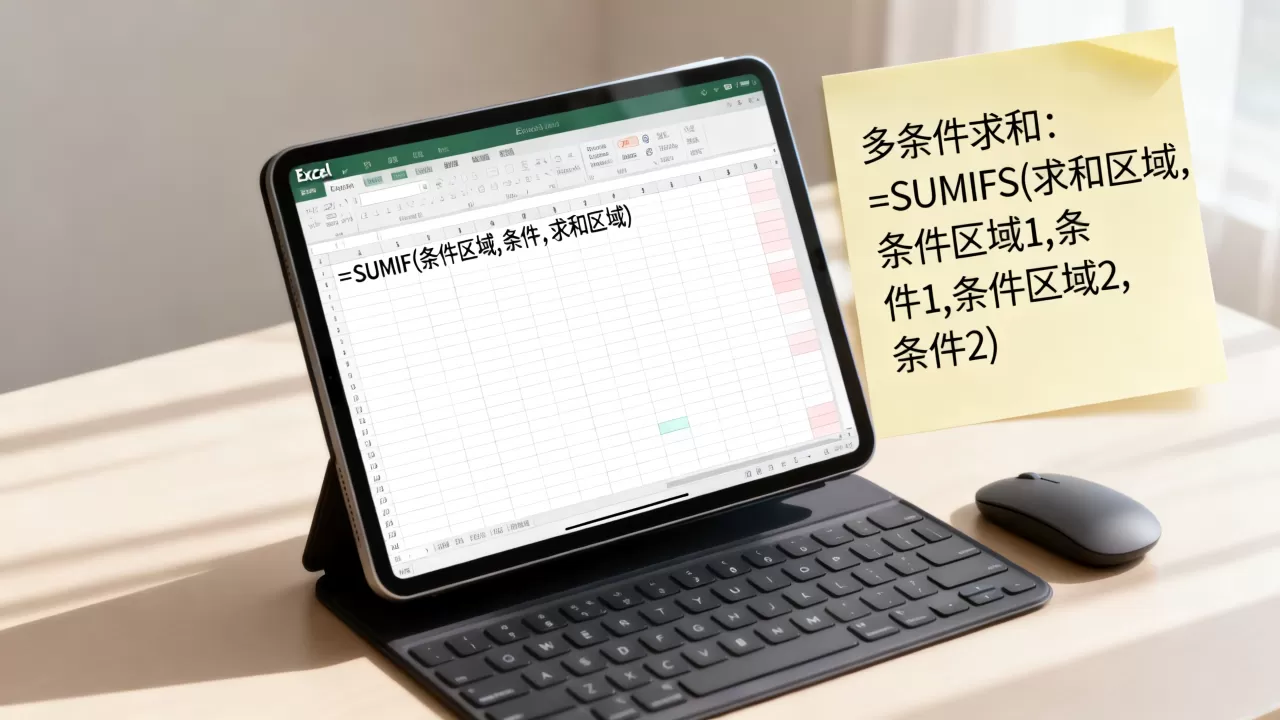 Excel sumif函数怎么使用？sumif函数多条件求和公式