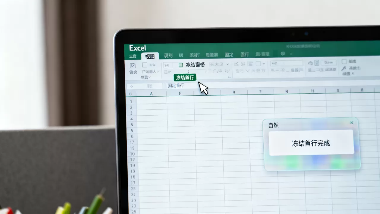 表格怎么固定表头?Excel冻结首行设置方法 表格怎么固定表头?Excel冻结首行设置方法