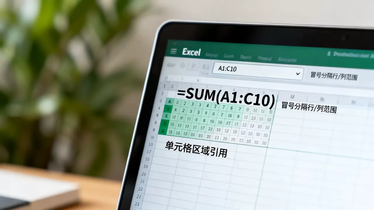 Excel里的冒号是什么意思?excel冒号代表什么 Excel里的冒号是什么意思?excel冒号代表什么
