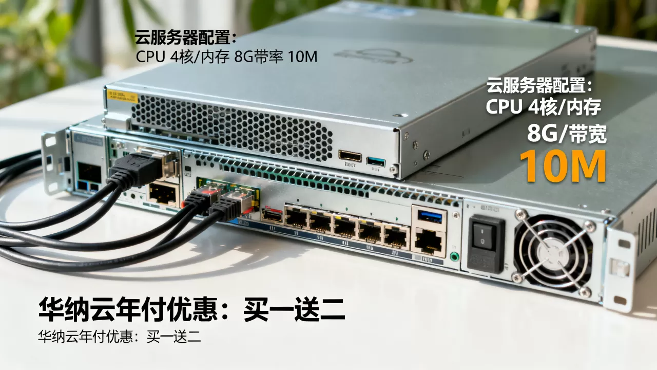 华纳云年付钜惠买一送二划算吗？云服务器年付优惠