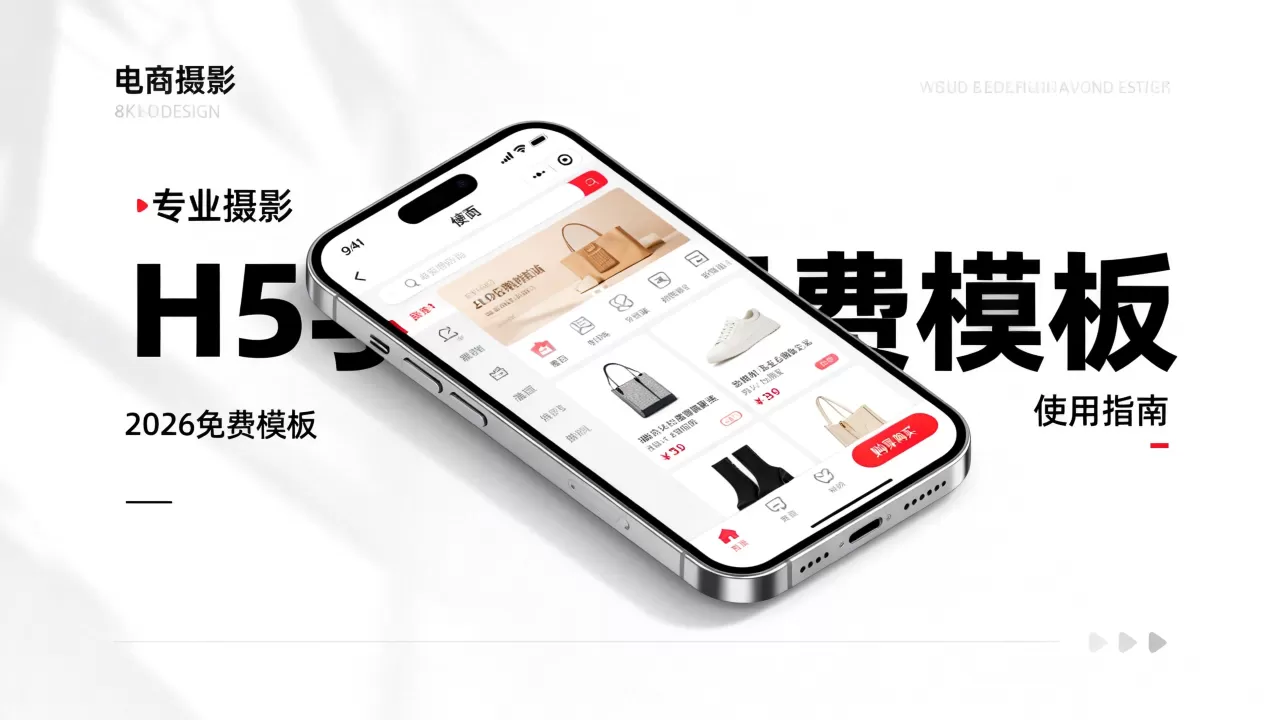 H5手机电商网站模板怎么用?2026年最新免费模板推荐 H5手机电商网站模板怎么用?2026年最新免费模板推荐