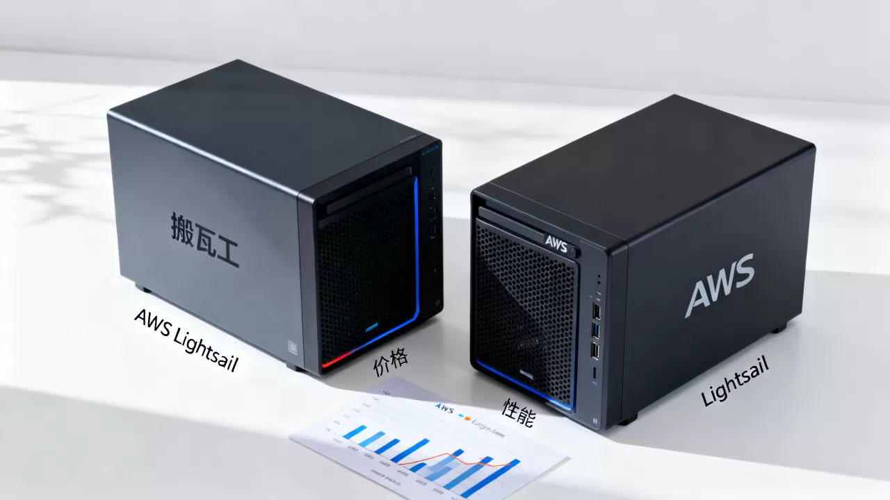 搬瓦工和AWS Lightsail哪个更划算？云服务器性价比对比