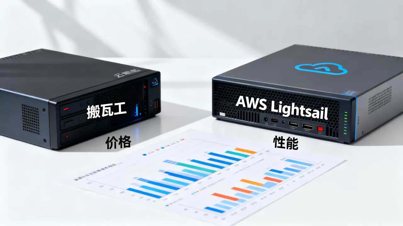 搬瓦工和AWS Lightsail哪个更划算？云服务器性价比对比