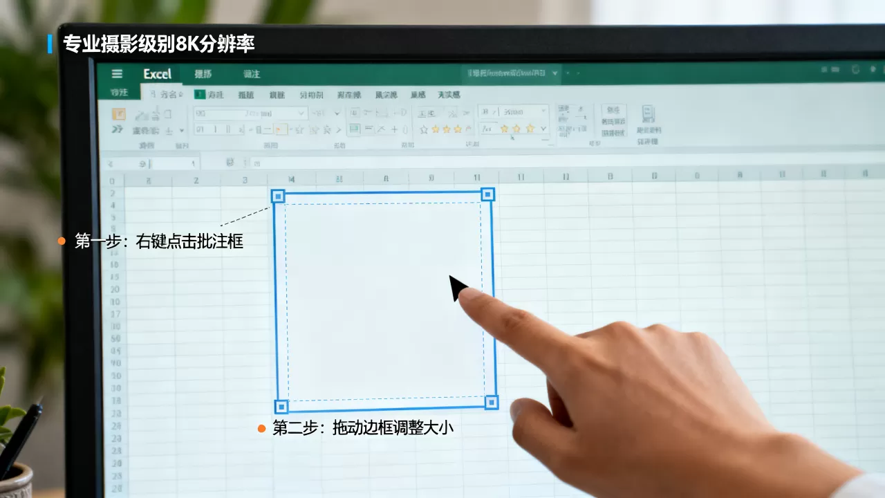 如何调整Excel批注框大小？Excel批注框怎么改