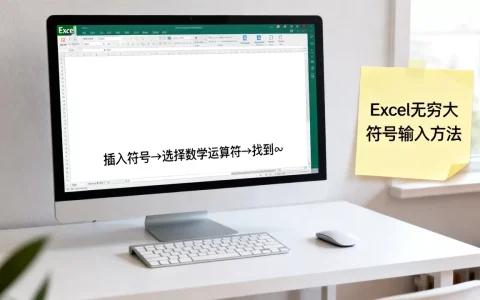 Excel中如何输入无穷大符号？excel无穷大怎么打
