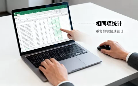 Excel中相同项怎么统计？如何快速统计重复数据