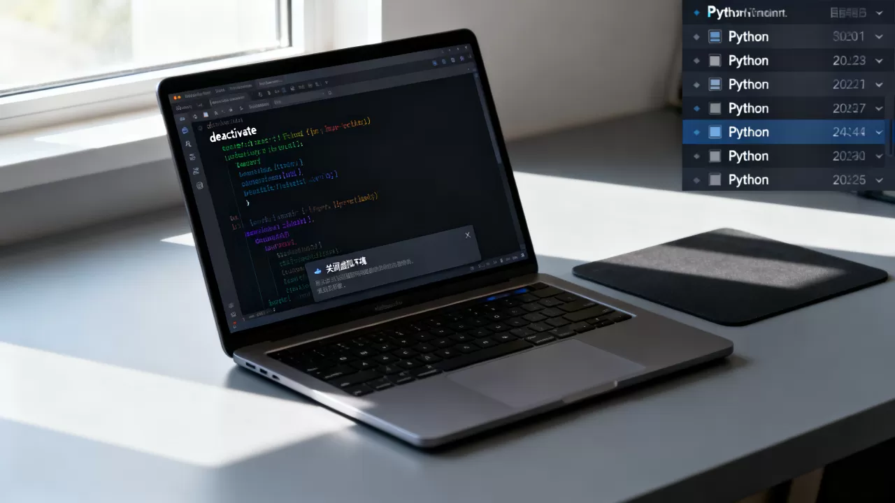 python deactive是什么意思？python如何关闭虚拟环境