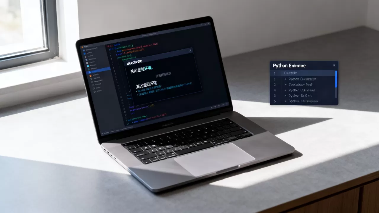 python deactive是什么意思？python如何关闭虚拟环境