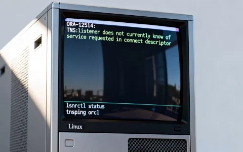 Oracle 12514错误怎么解决？Linux下Oracle 12514错误处理方法