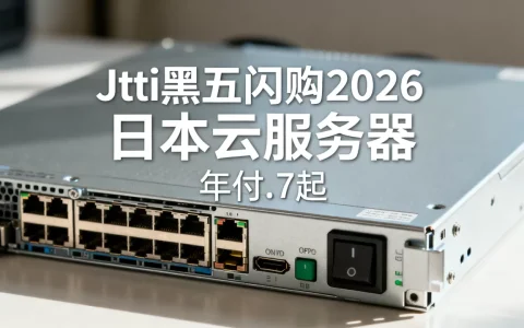 Jtti黑五闪购2026值得买吗，日本云服务器年付$27.7起