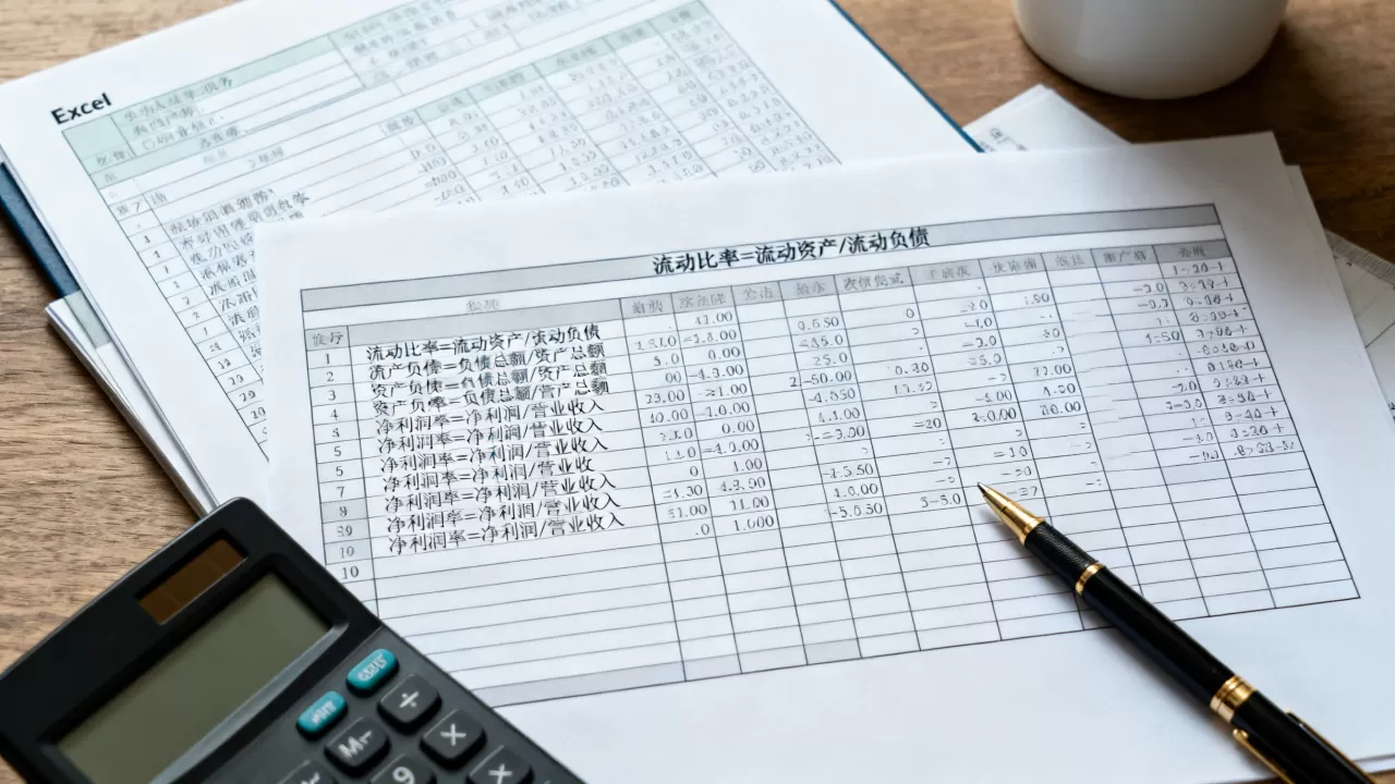 财务指标excel怎么算？常用财务指标计算公式大全