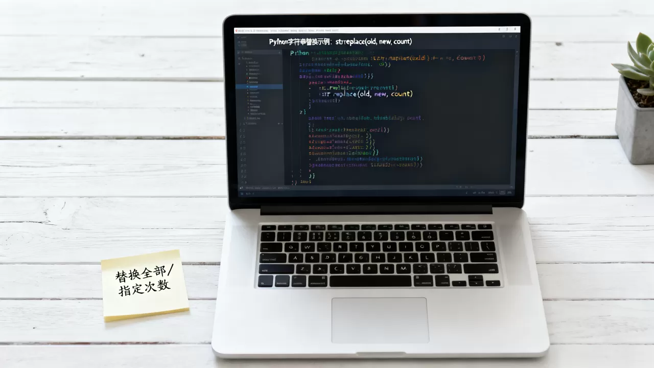 python replace怎么用？python replace替换字符串方法