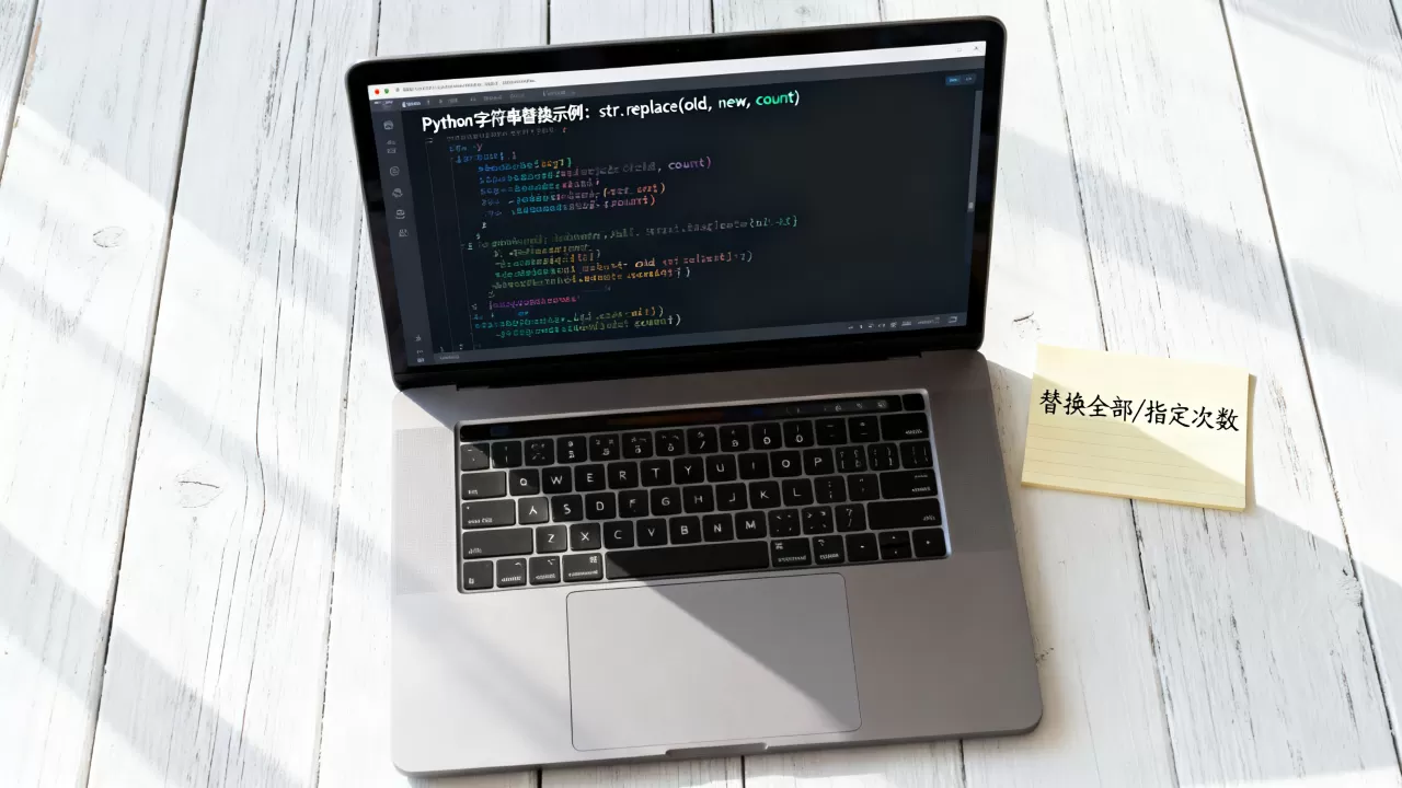 python replace怎么用？python replace替换字符串方法