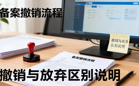 备案撤销和放弃有什么区别？ICP备案撤销流程