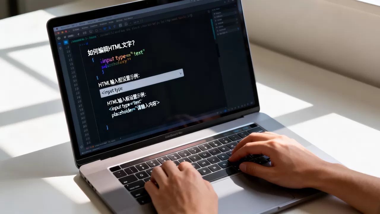 如何编辑HTML文字?HTML输入框怎么设置 如何编辑HTML文字?HTML输入框怎么设置