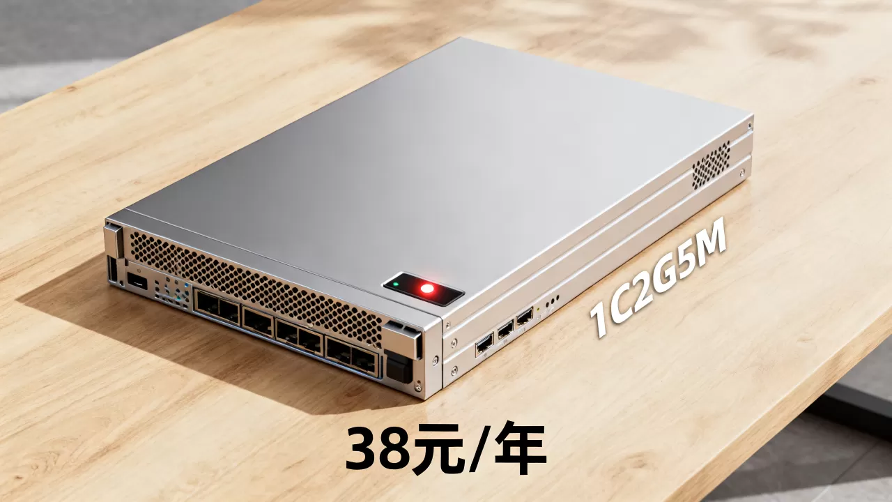 酷番云1C2G5M服务器38元/年值得买吗，轻量服务器推荐