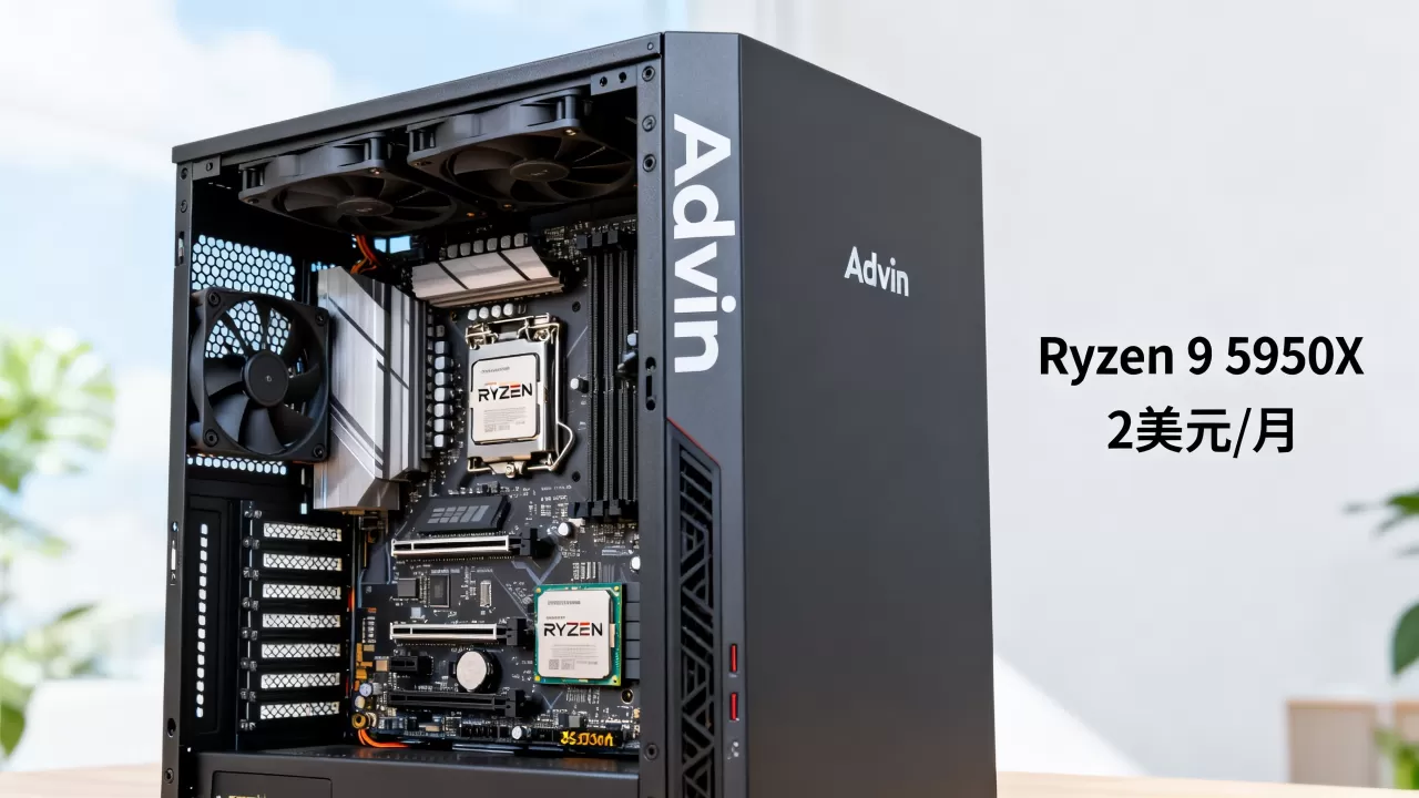 Advin Servers真的只要2美元吗?Ryzen 9 5950X高性价比服务器推荐 Advin Servers真的只要2美元吗?Ryzen 9 5950X高性价比服务器推荐