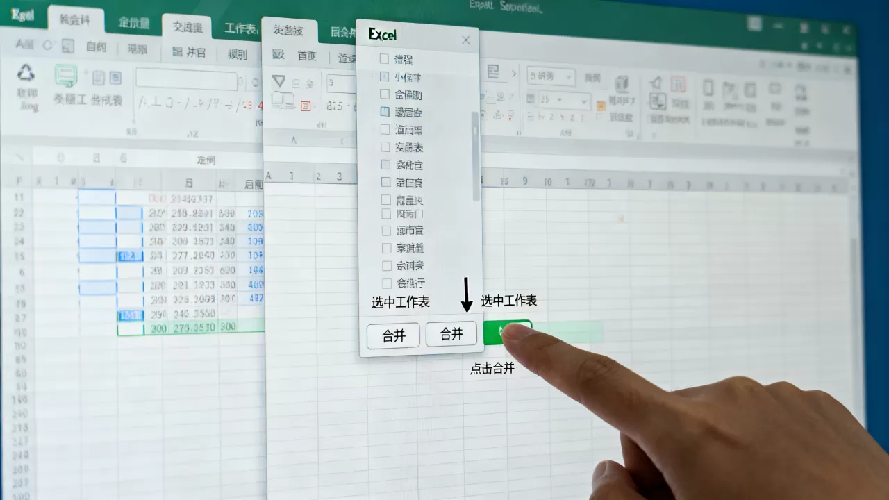 Excel页签怎么合并?Excel多个工作表合并成一个 Excel页签怎么合并?Excel多个工作表合并成一个