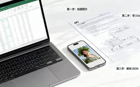 图片怎么转Excel？Excel解析转JSON数据API