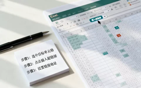 excel链接怎么用？excel表格插入超链接方法