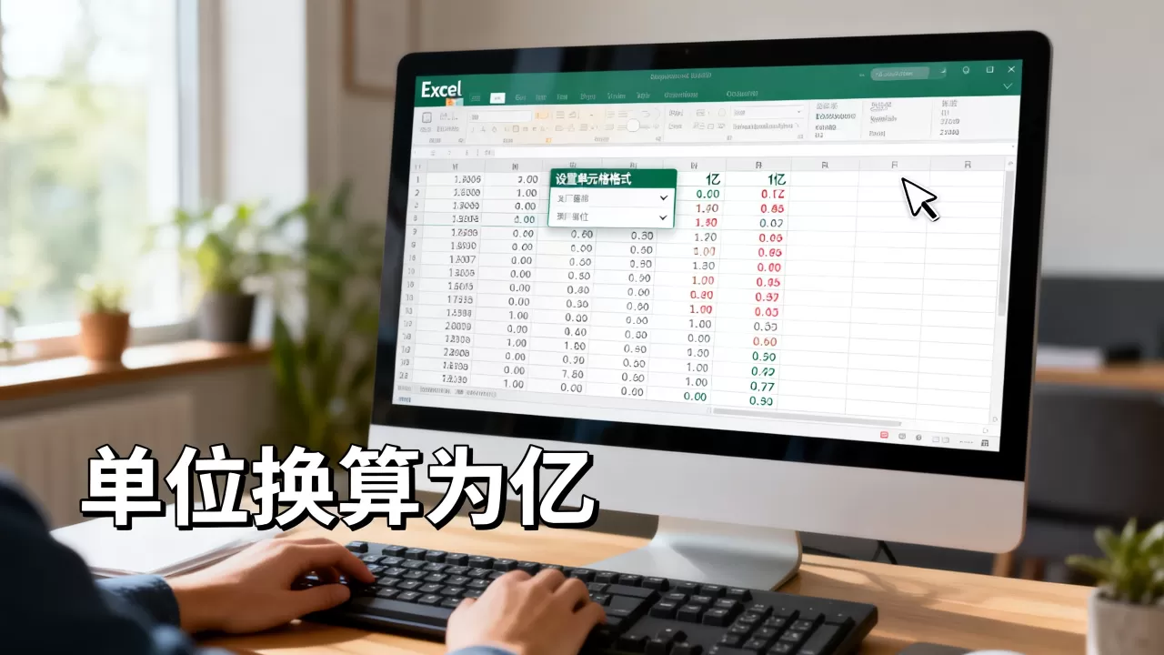 Excel数字怎么显示为亿?excel表格单位换算成亿 Excel数字怎么显示为亿?excel表格单位换算成亿