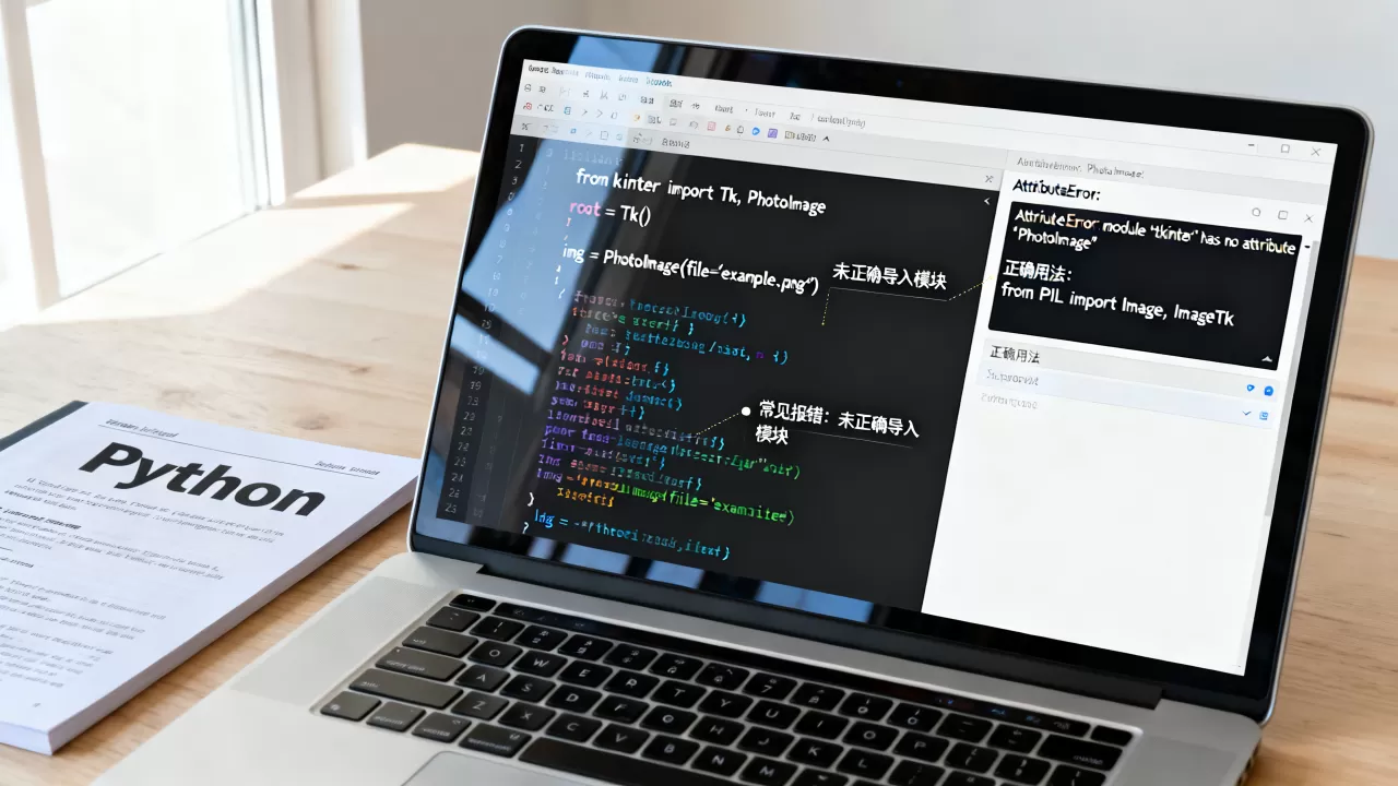 PhotoImage Python报错怎么办，python中PhotoImage模块如何使用
