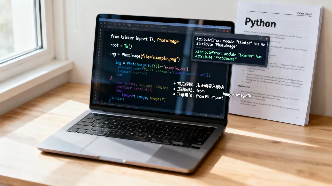 PhotoImage Python报错怎么办，python中PhotoImage模块如何使用