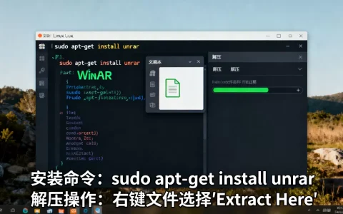 Linux怎么安装WinRAR？在Linux系统下如何解压rar文件