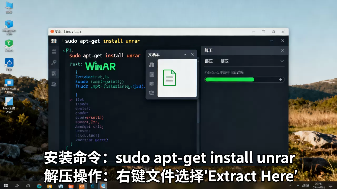 Linux怎么安装WinRAR?在Linux系统下如何解压rar文件 Linux怎么安装WinRAR?在Linux系统下如何解压rar文件