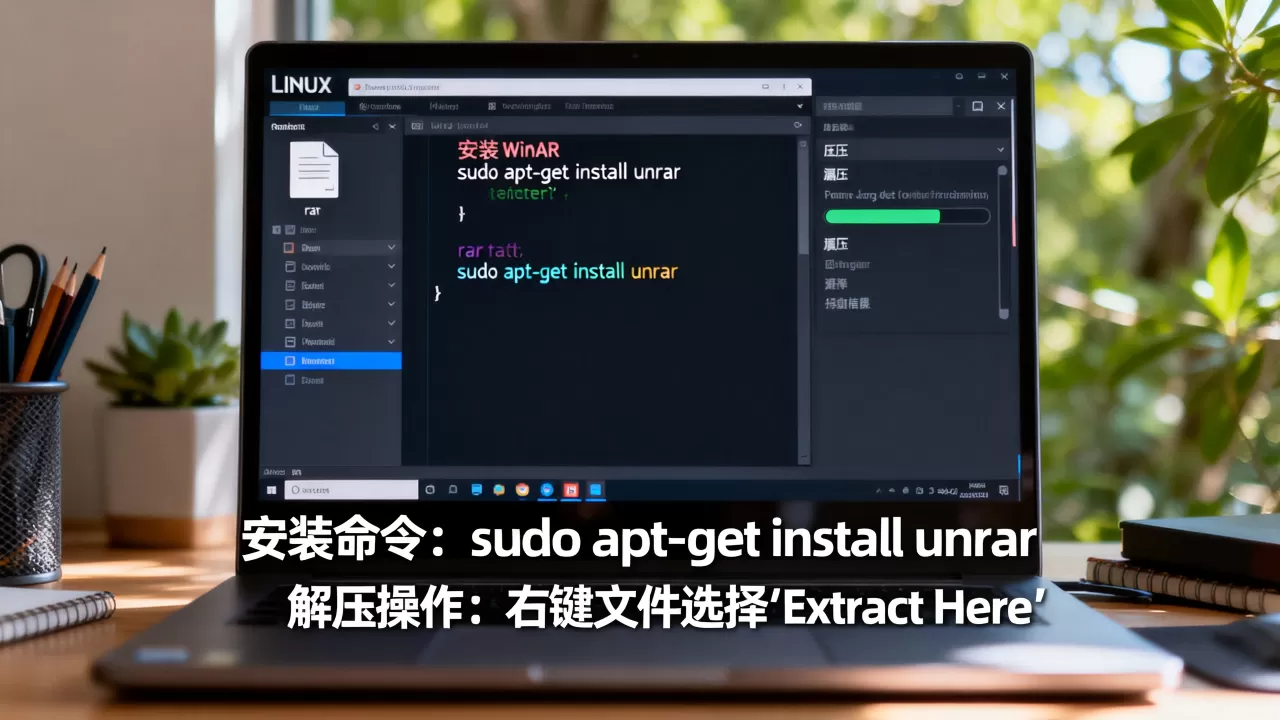 Linux怎么安装WinRAR?在Linux系统下如何解压rar文件 Linux怎么安装WinRAR?在Linux系统下如何解压rar文件