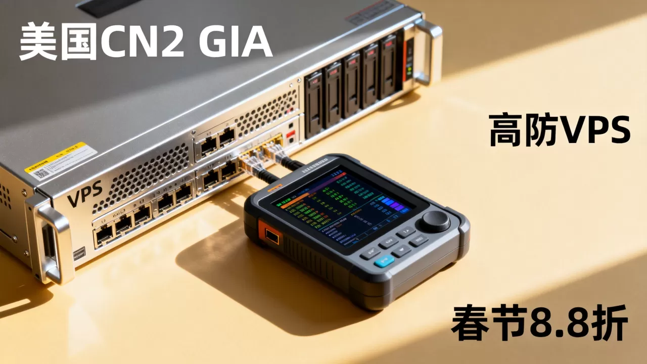 HMBCloud半月湾VPS春节8.8折值得买吗？美国CN2 GIA高防VPS测评