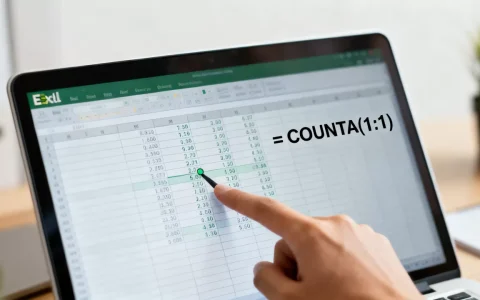 Excel表格怎么快速计算列数？Excel统计总列数公式