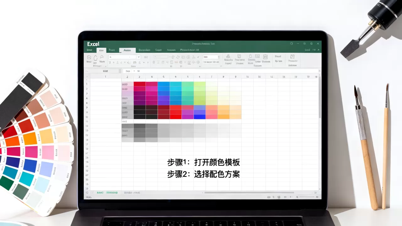 Excel颜色模板怎么用?如何快速制作配色方案 Excel颜色模板怎么用?如何快速制作配色方案