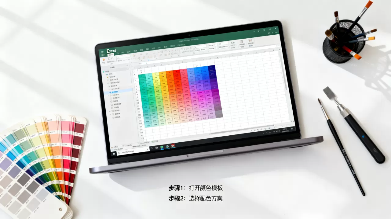 Excel颜色模板怎么用?如何快速制作配色方案 Excel颜色模板怎么用?如何快速制作配色方案