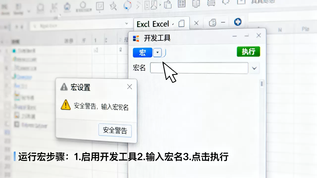Excel怎么运行宏?宏命令无法执行的解决方法 Excel怎么运行宏?宏命令无法执行的解决方法
