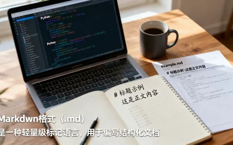 Python中.md是什么格式？python读取md文件代码