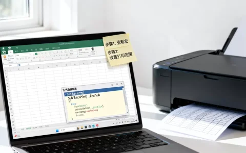 如何用Excel宏批量打印？Excel批量打印宏代码