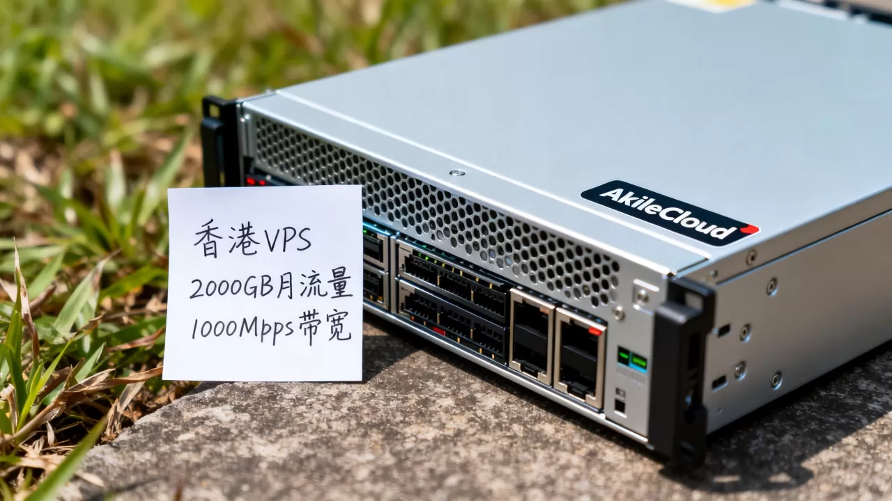 AkileCloud香港VPS怎么买？2000GB月流量1000Mbps带宽价格