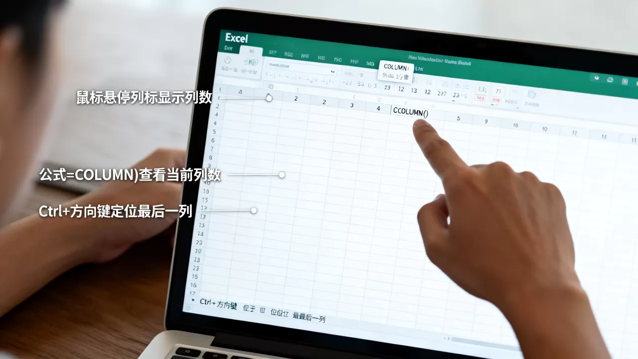 Excel显示列数怎么查?如何查看表格最大列数 Excel显示列数怎么查?如何查看表格最大列数