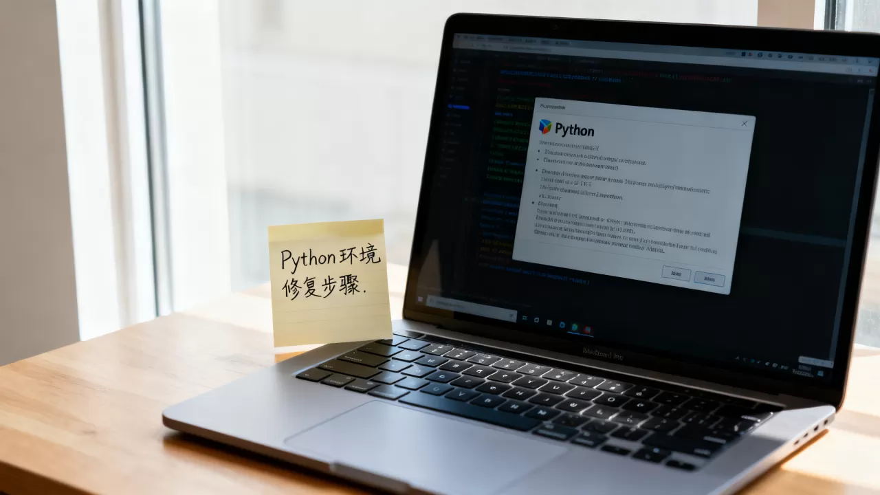 Python环境损坏怎么修复？python安装失败报错怎么办