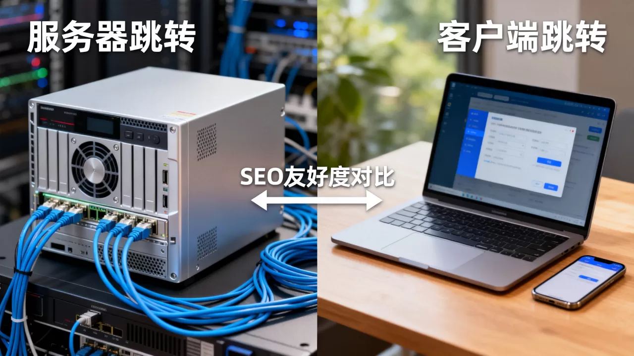 服务器跳转和客户端跳转区别在哪?哪种跳转方式对SEO更友好 服务器跳转和客户端跳转区别在哪?哪种跳转方式对SEO更友好
