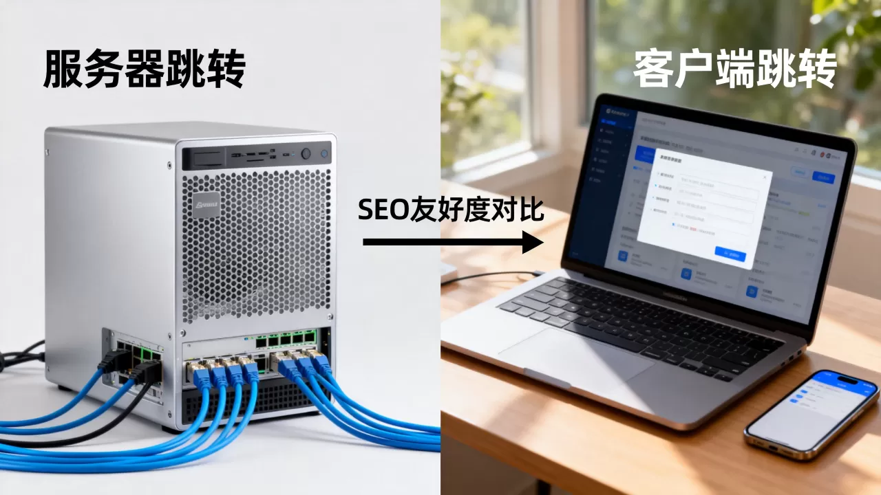 服务器跳转和客户端跳转区别在哪?哪种跳转方式对SEO更友好 服务器跳转和客户端跳转区别在哪?哪种跳转方式对SEO更友好
