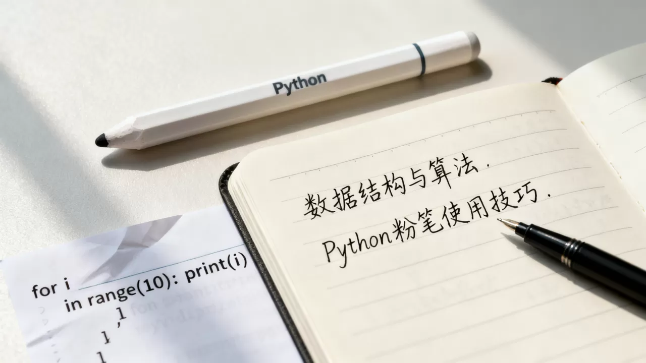 python粉笔怎么用？python粉笔数据结构与算法