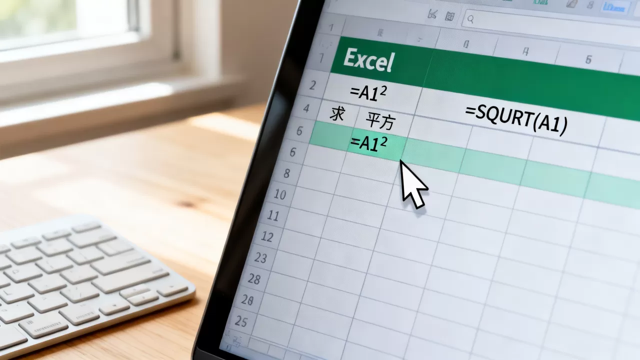 Excel怎么求平方?Excel求平方根公式 Excel怎么求平方?Excel求平方根公式