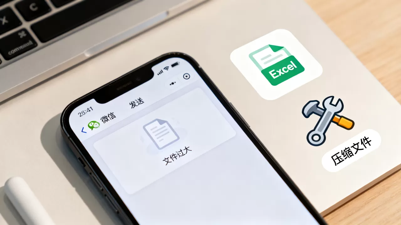 Excel文件发微信打不开怎么办？微信发送Excel文件过大