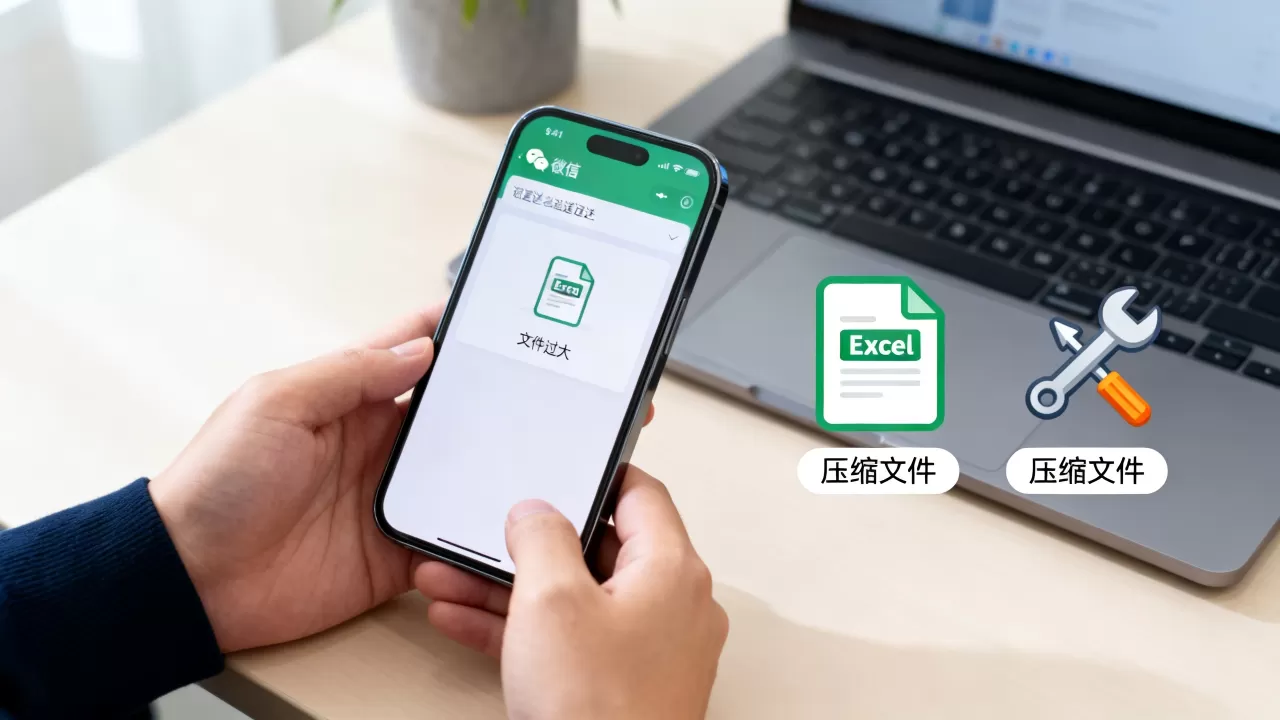 Excel文件发微信打不开怎么办？微信发送Excel文件过大