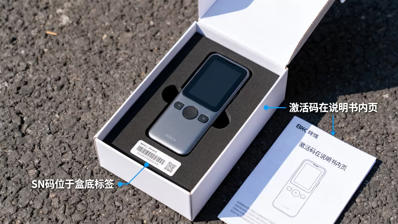 包装盒怎么获取硬件终端SN码及激活码? 包装盒怎么获取硬件终端SN码及激活码?